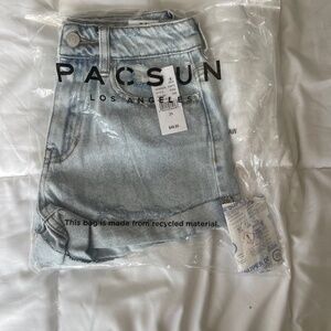Pac Sun Light Blue Jean Shorts